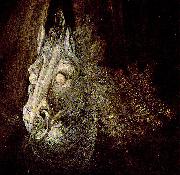 Heinrich Fussli Pferd oil on canvas
